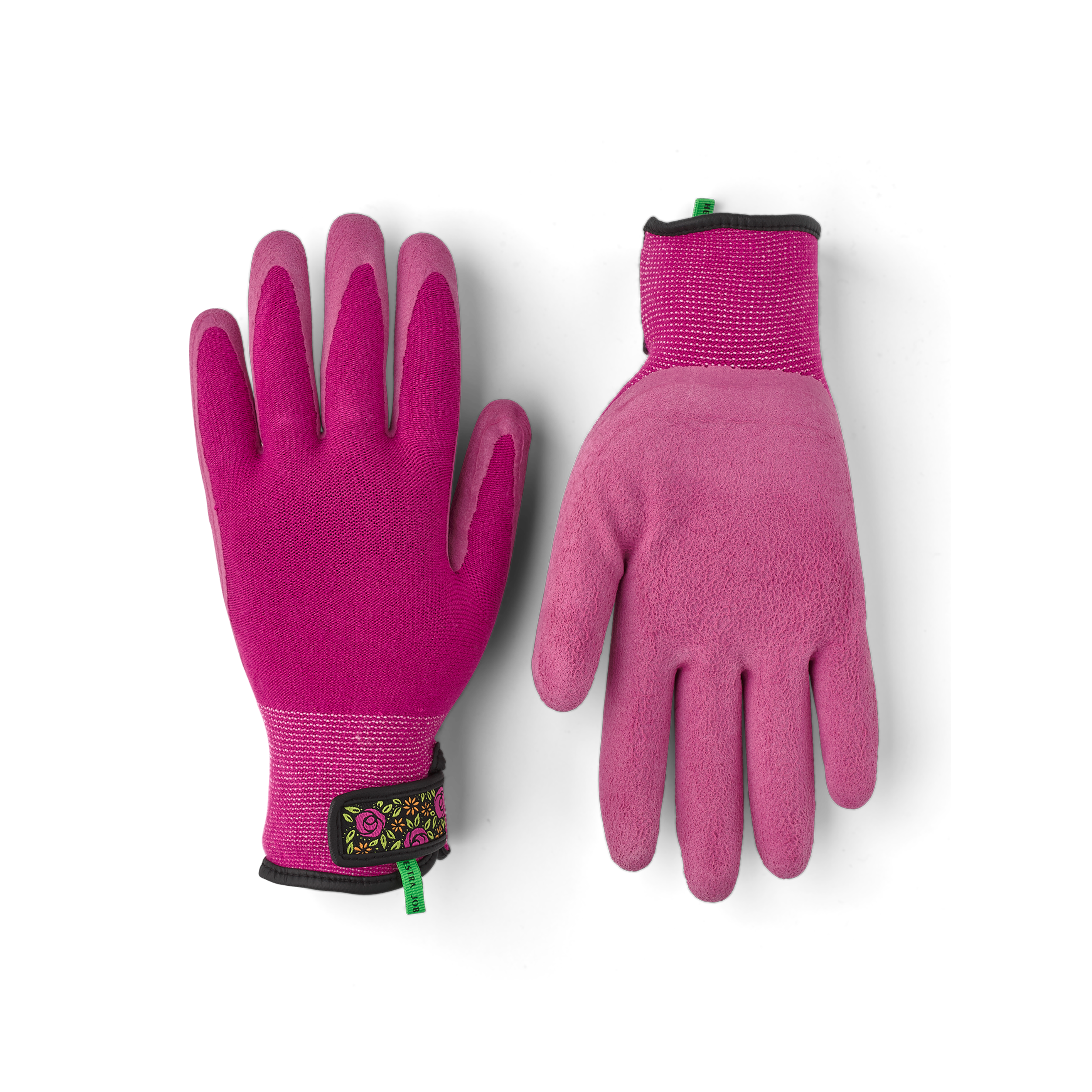 Hestra Garden Bamboo glove in Cerise – front view