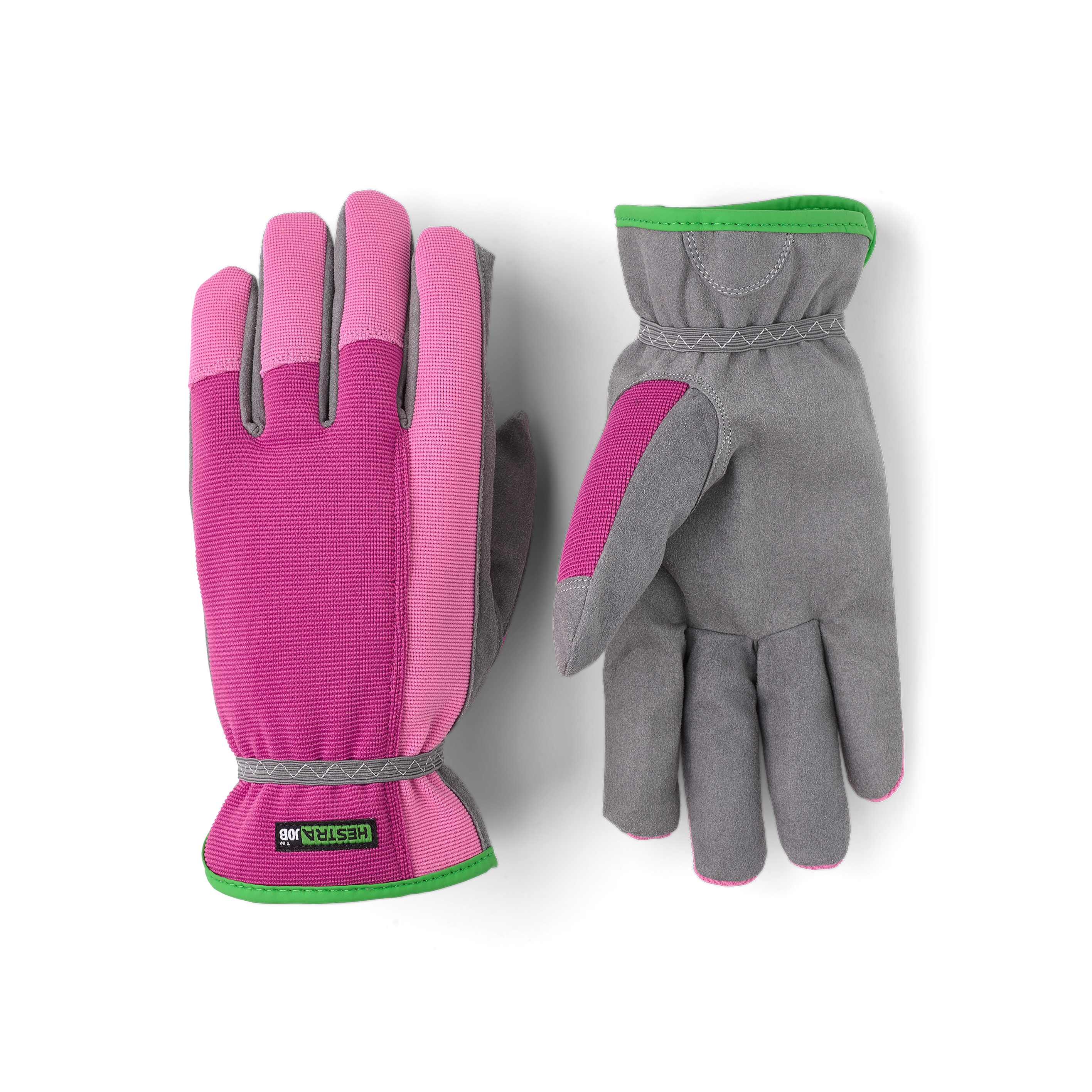 fleece lined gardening gloves Garden Robin-Fuchsia